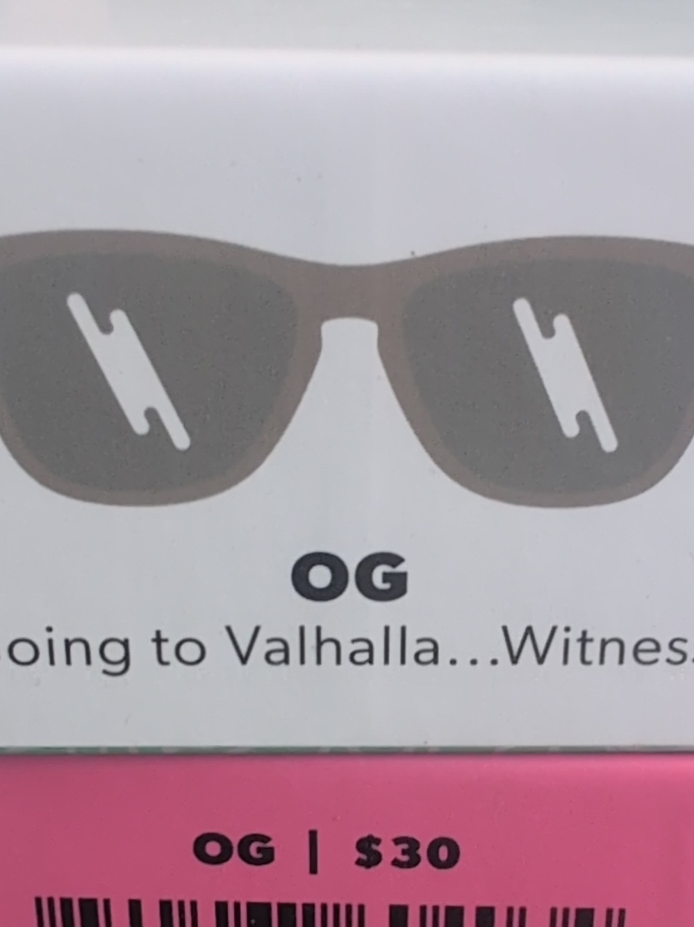 OG going to valhalla...withness! Brown Sunglass Case